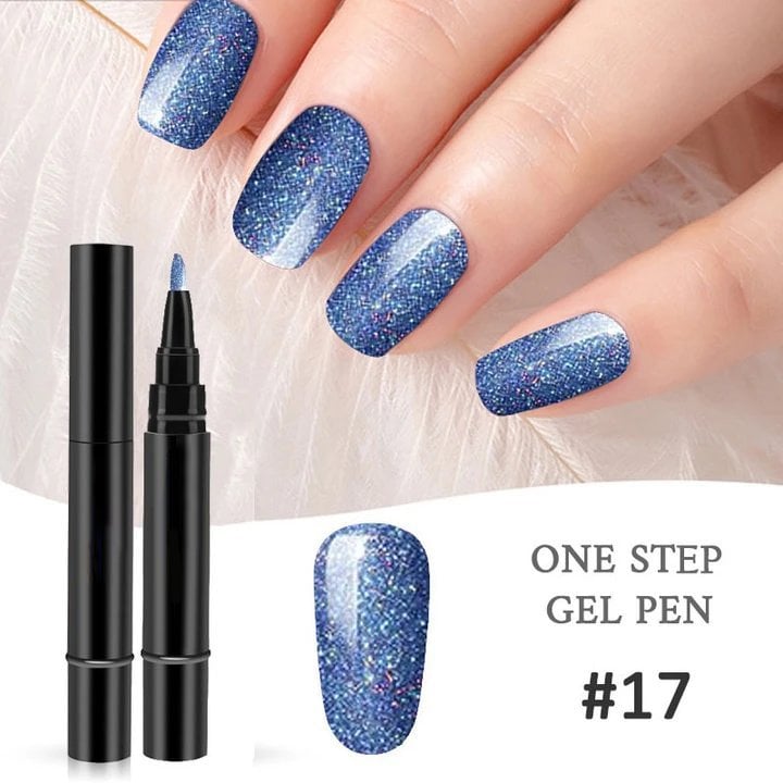 3-in-1 Gel Nail Pen – One Step. No Base or Top Coat Needed