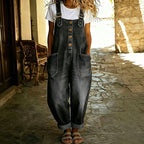 🔥Limited-time offer-Women's Casual Baggy Denim Overalls with Pockets