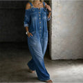 ⏳🔥LIMITED-TIME 50% OFF! 👗 Loose Fit Wide-Leg Overall Jumpsuit with Pockets – Effortless Comfort & Style ✨