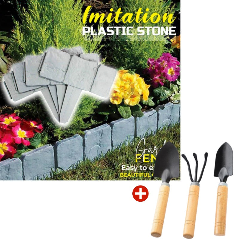 ⏰🔥LIMITED TIME 50% OFF!🔥50K+ SOLD!Looks Real Stone💥Imitation Stone Garden Fence