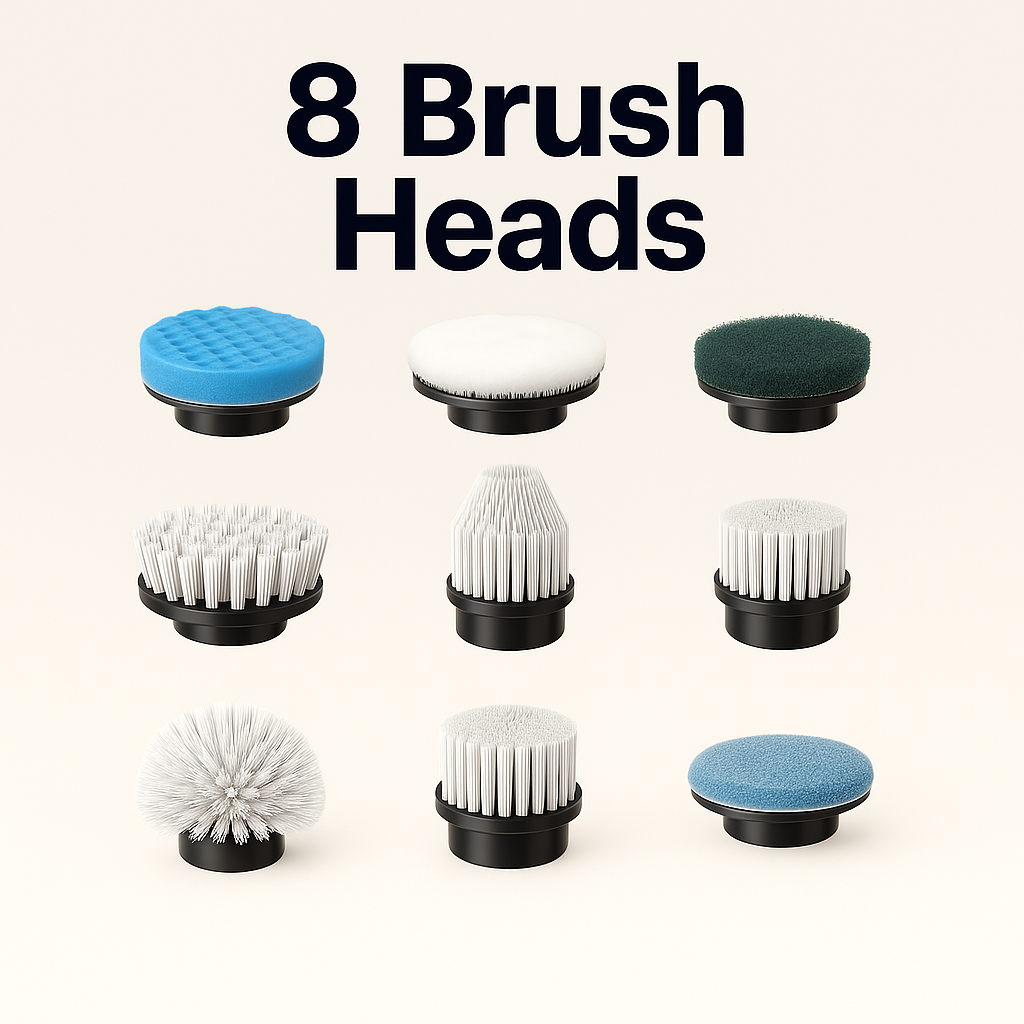Cordless Electric Spin Scrubber for Bathroom & Home Cleaning