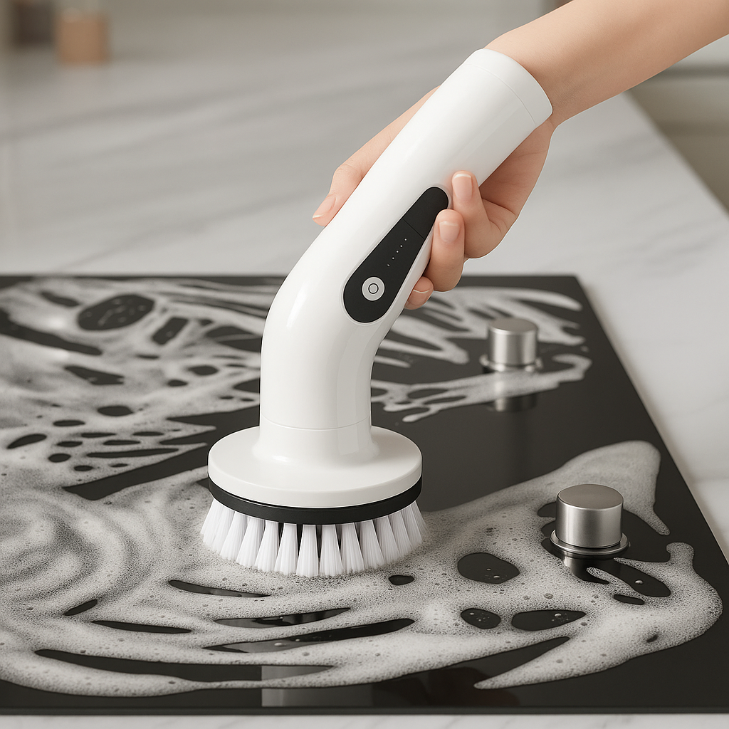 Cordless Electric Spin Scrubber for Bathroom & Home Cleaning