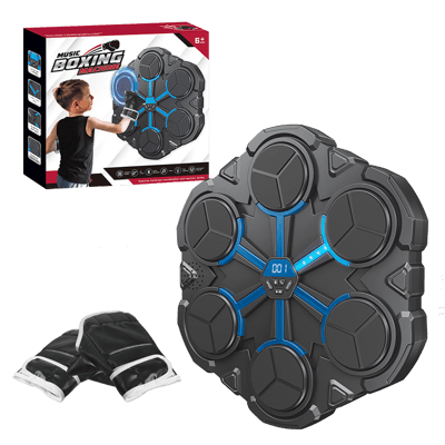 Kids Music Boxing Machine – Interactive Wall Mounted Boxing Trainer with LED Lights, Bluetooth & Score Tracking