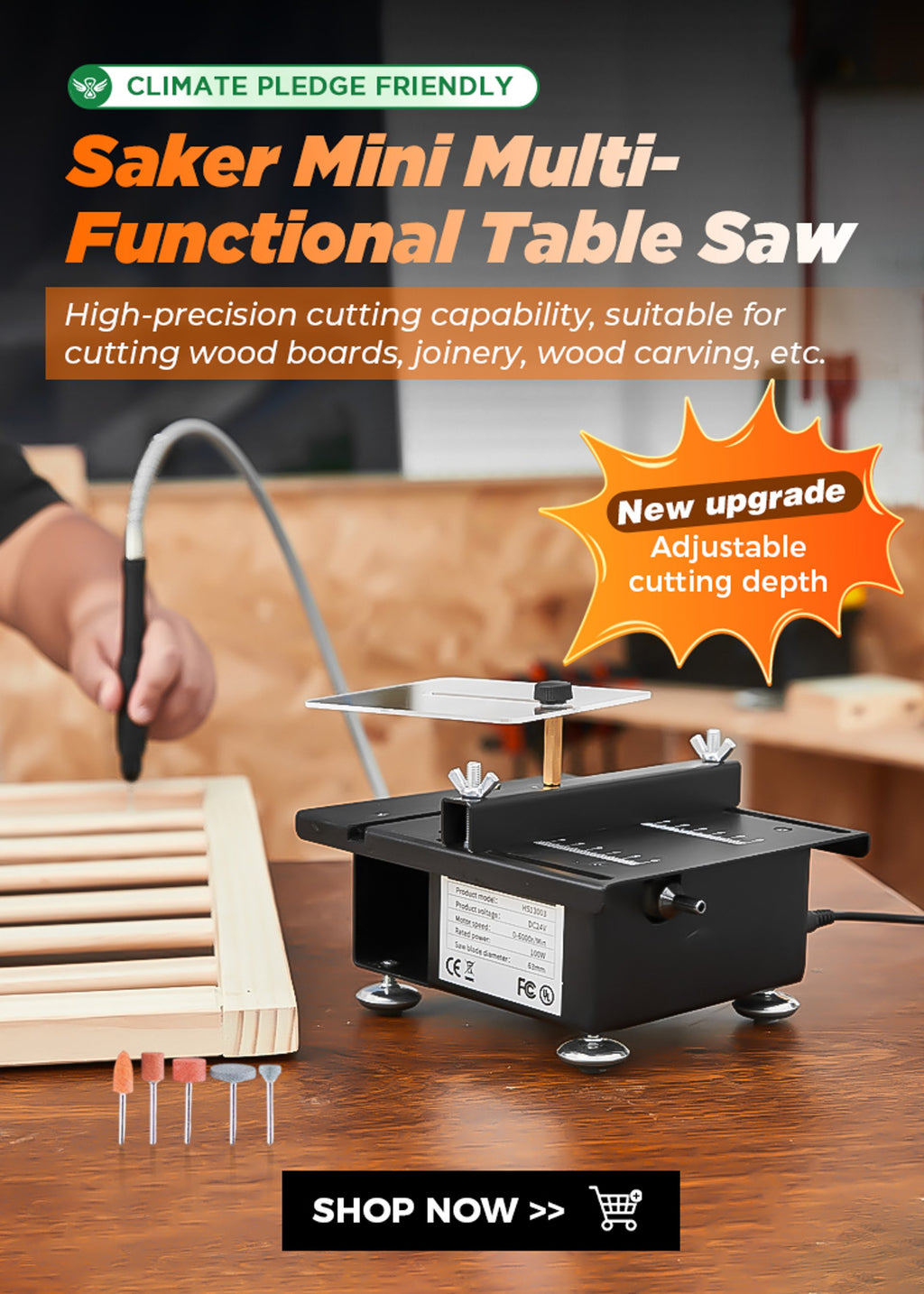 Mini Multi-Functional Table Saw