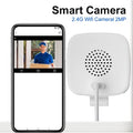 2K Smart Window Security Camera – Wireless Indoor Camera with Motion Detection, Night Vision & Remote App Control