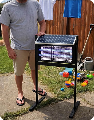 Powerful Solar Outdoor Bug Zapper