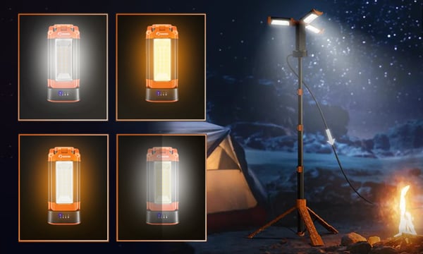 Rechargeable Emergency LED Lantern – Waterproof Camping Light with USB Power Bank for Home, Outdoor & Emergency Use