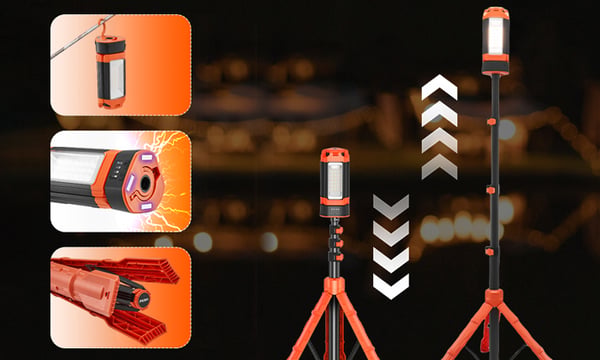 Rechargeable Emergency LED Lantern – Waterproof Camping Light with USB Power Bank for Home, Outdoor & Emergency Use