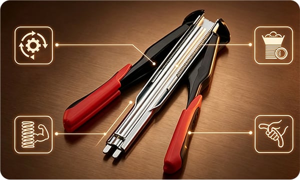 Heavy Duty Hog Ring Pliers Kit