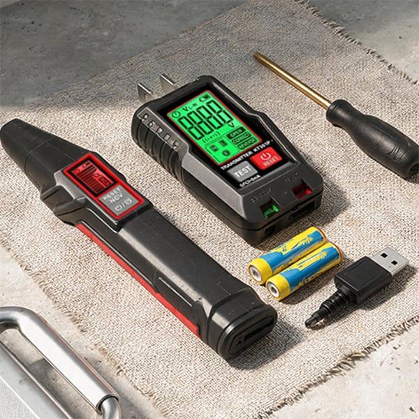 LCD Digital Circuit Breaker Finder Electrical Tracer Kit with GFCI Outlet Tester