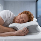 5-Zone Partition Support Ergonomic Pillow, Pressure Release Cervical Memory Foam Sleep Pillow
