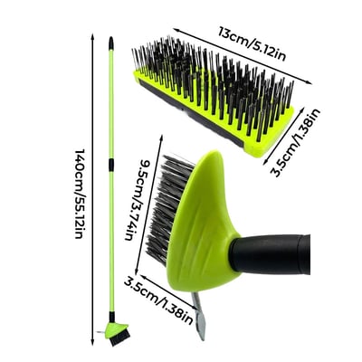 Game-Changing Manual Weed Removal System, No Chemical Safe Garden Paving Gap Weeding Tool with 3 Replaceable Heads