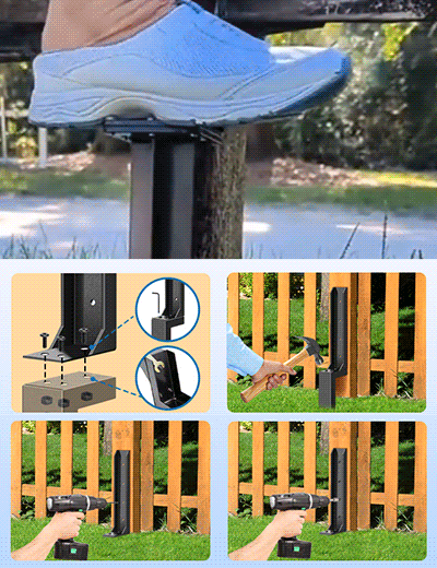 20-Minute Easy DIY Fence Post Repair Kit