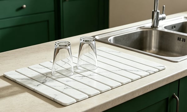 Fast Drying Stone Dish Mat