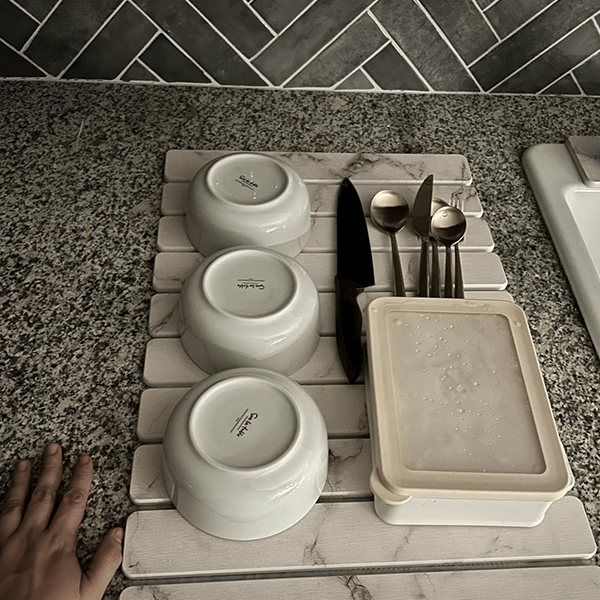 Fast Drying Stone Dish Mat