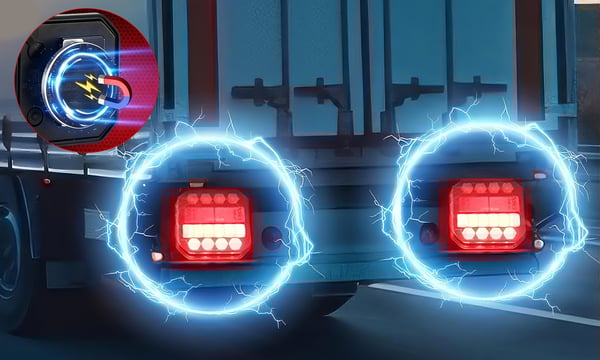 Magnetic Wireless LED Trailer Lights Set