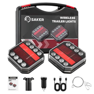 Magnetic Wireless LED Trailer Lights Set