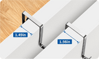 Multi-Pocket Over Door Fabric Hanging Storage Shelf