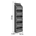 Multi-Pocket Over Door Fabric Hanging Storage Shelf