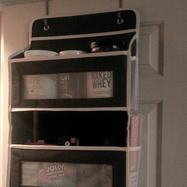 Multi-Pocket Over Door Fabric Hanging Storage Shelf