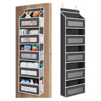 Multi-Pocket Over Door Fabric Hanging Storage Shelf