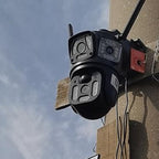 Four View Solar Powered Surveillance Camera
