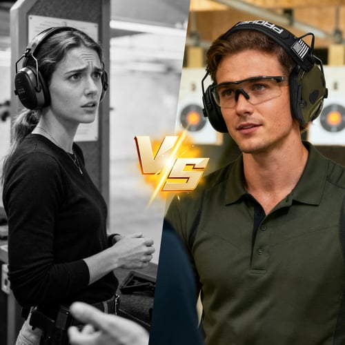 Tactical Shooting Electronic Ear Protection Earmuffs