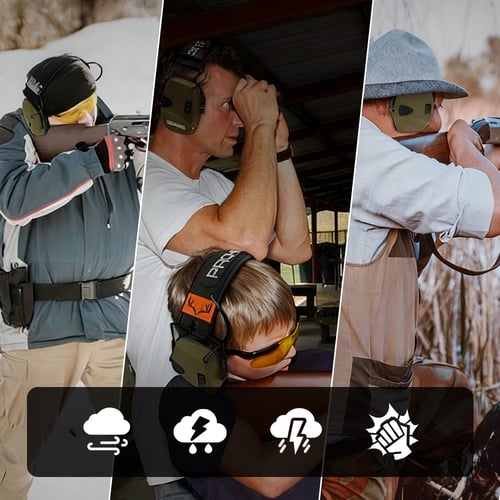 Tactical Shooting Electronic Ear Protection Earmuffs