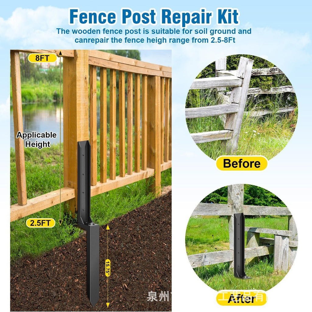 20-Minute Easy DIY Fence Post Repair Kit