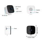 2K Smart Window Security Camera – Wireless Indoor Camera with Motion Detection, Night Vision & Remote App Control