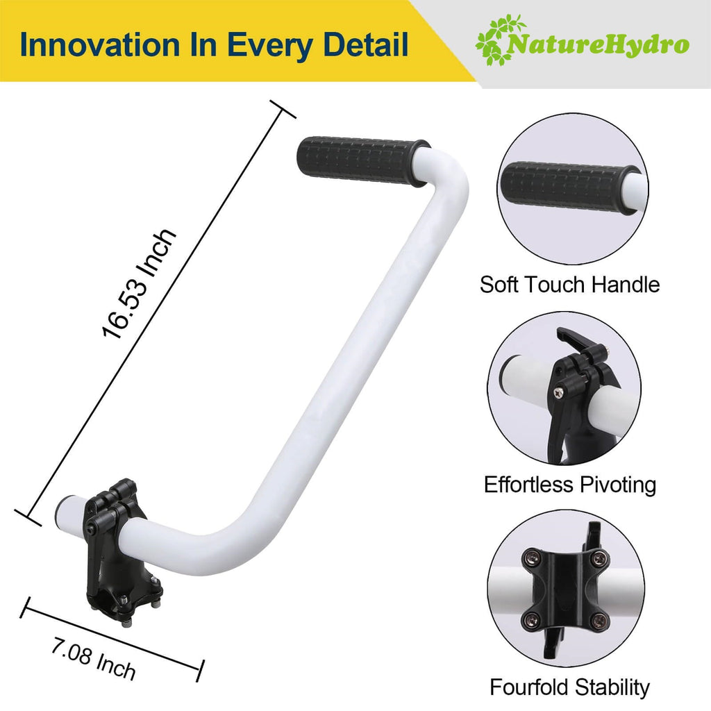 Universal Grass Trimmer Handle Extension – Ergonomic Back-Saving Support Arm for String Trimmers & Weed Eaters