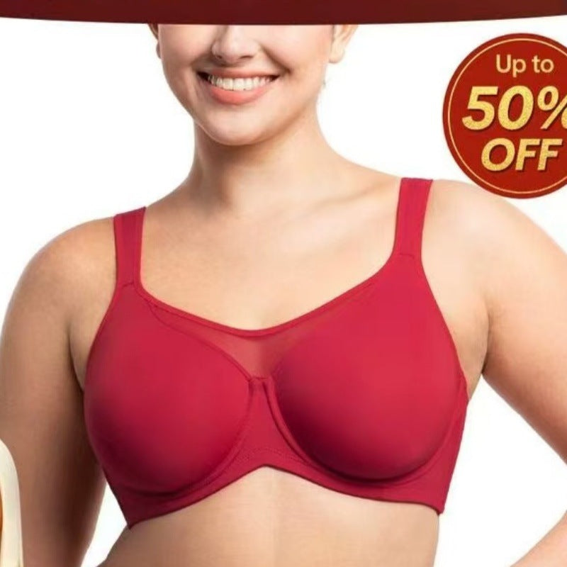 🔥Last Day Special Price £7.99💐Women's Elegant Sheer Full Coverage Plus Size Bra(副本)