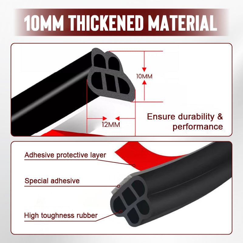 📢2026 Hot Sale 50% off⏰Car Noise Reduction Dust-proof Rubber Seal Strip