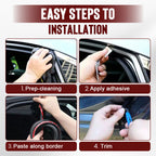 📢2026 Hot Sale 50% off⏰Car Noise Reduction Dust-proof Rubber Seal Strip