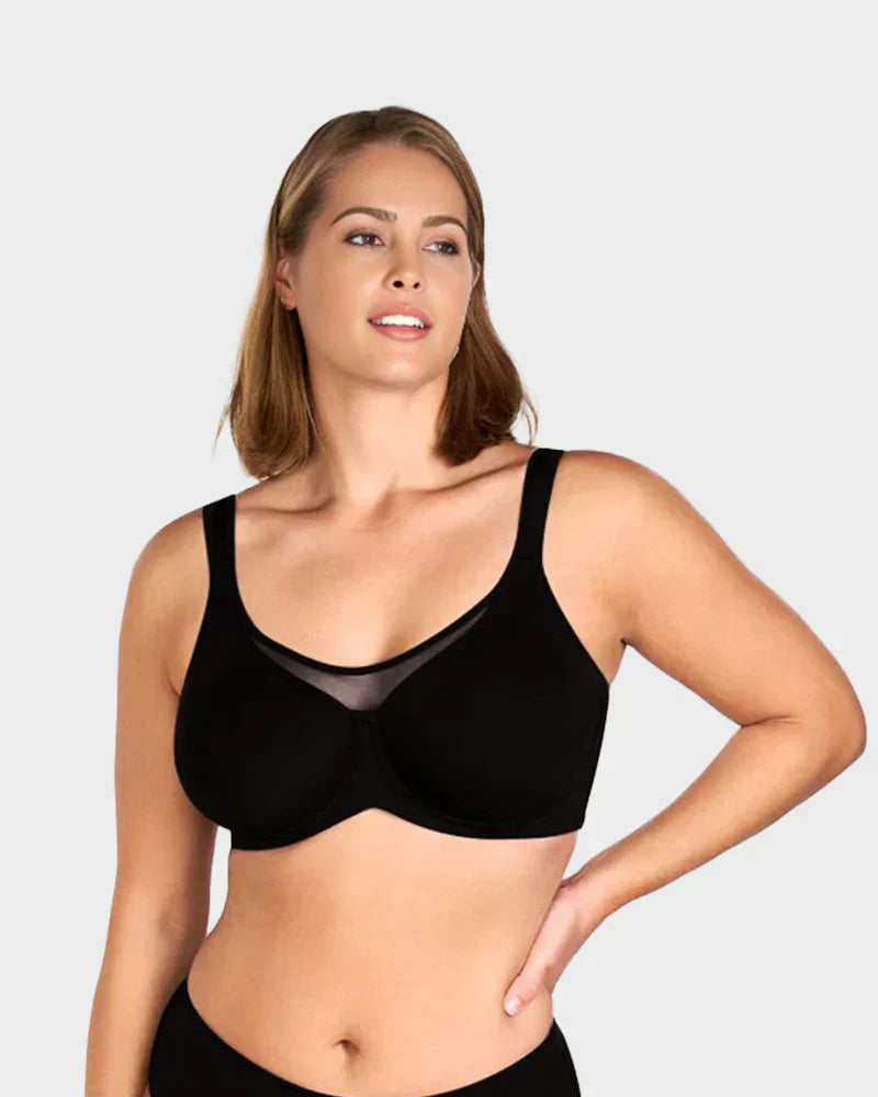 🔥Last Day Special Price £7.99💐Women's Elegant Sheer Full Coverage Plus Size Bra(副本)