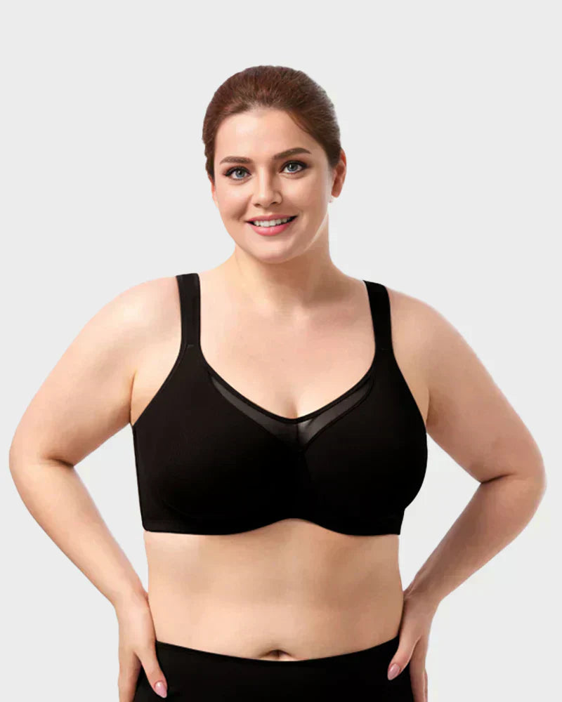 🔥Last Day Special Price £7.99💐Women's Elegant Sheer Full Coverage Plus Size Bra(副本)