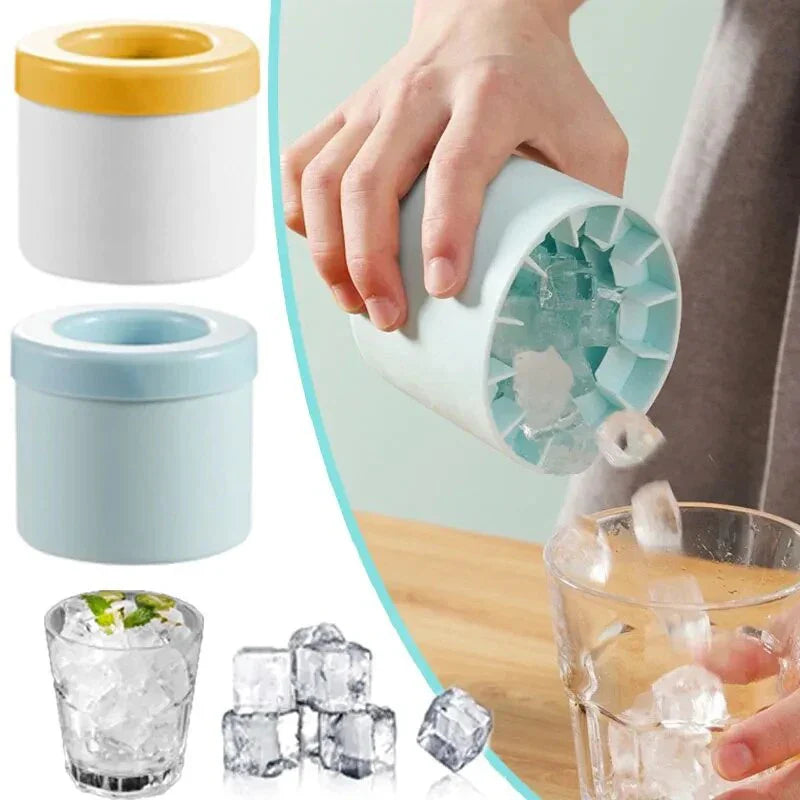 30-Cell Silicone Ice Tray – Fast Freezing & Easy Release Round Ice Mold