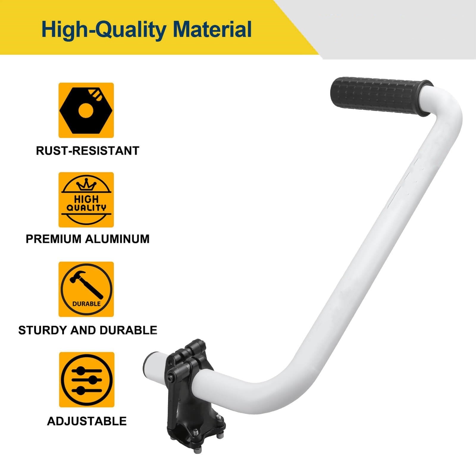 Universal Grass Trimmer Handle Extension – Ergonomic Back-Saving Support Arm for String Trimmers & Weed Eaters