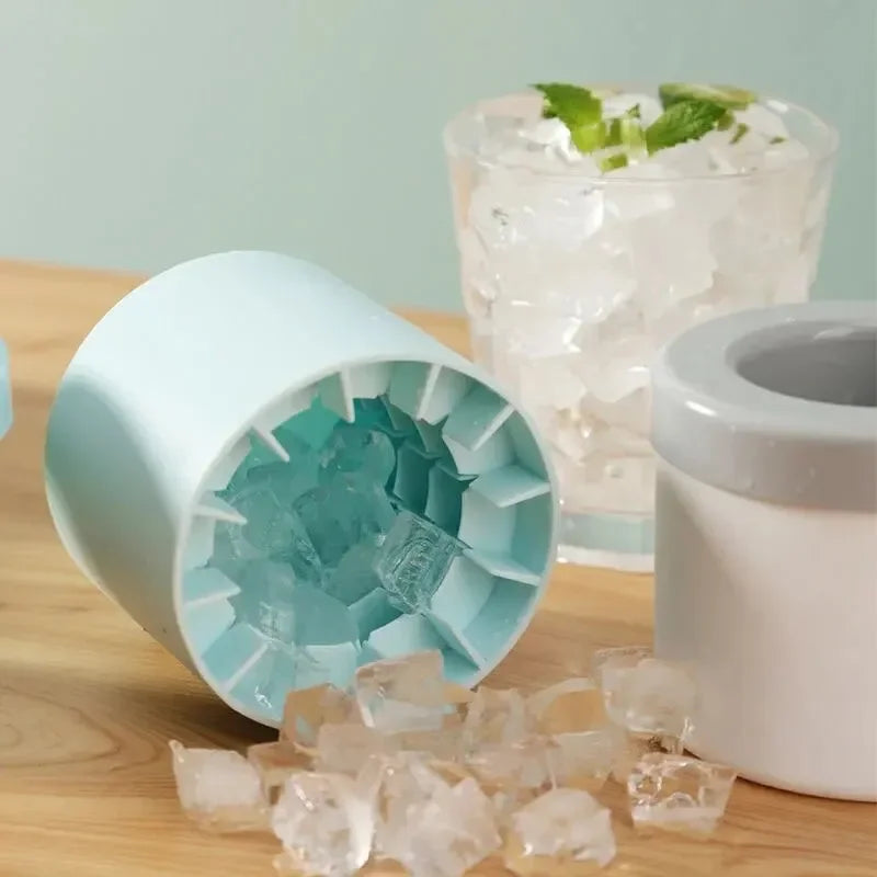 30-Cell Silicone Ice Tray – Fast Freezing & Easy Release Round Ice Mold