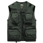 Breathable Mesh Zip Cargo Vest