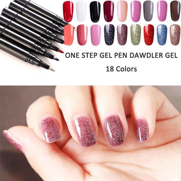 3-in-1 Gel Nail Pen – One Step. No Base or Top Coat Needed