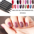 3-in-1 Gel Nail Pen – One Step. No Base or Top Coat Needed