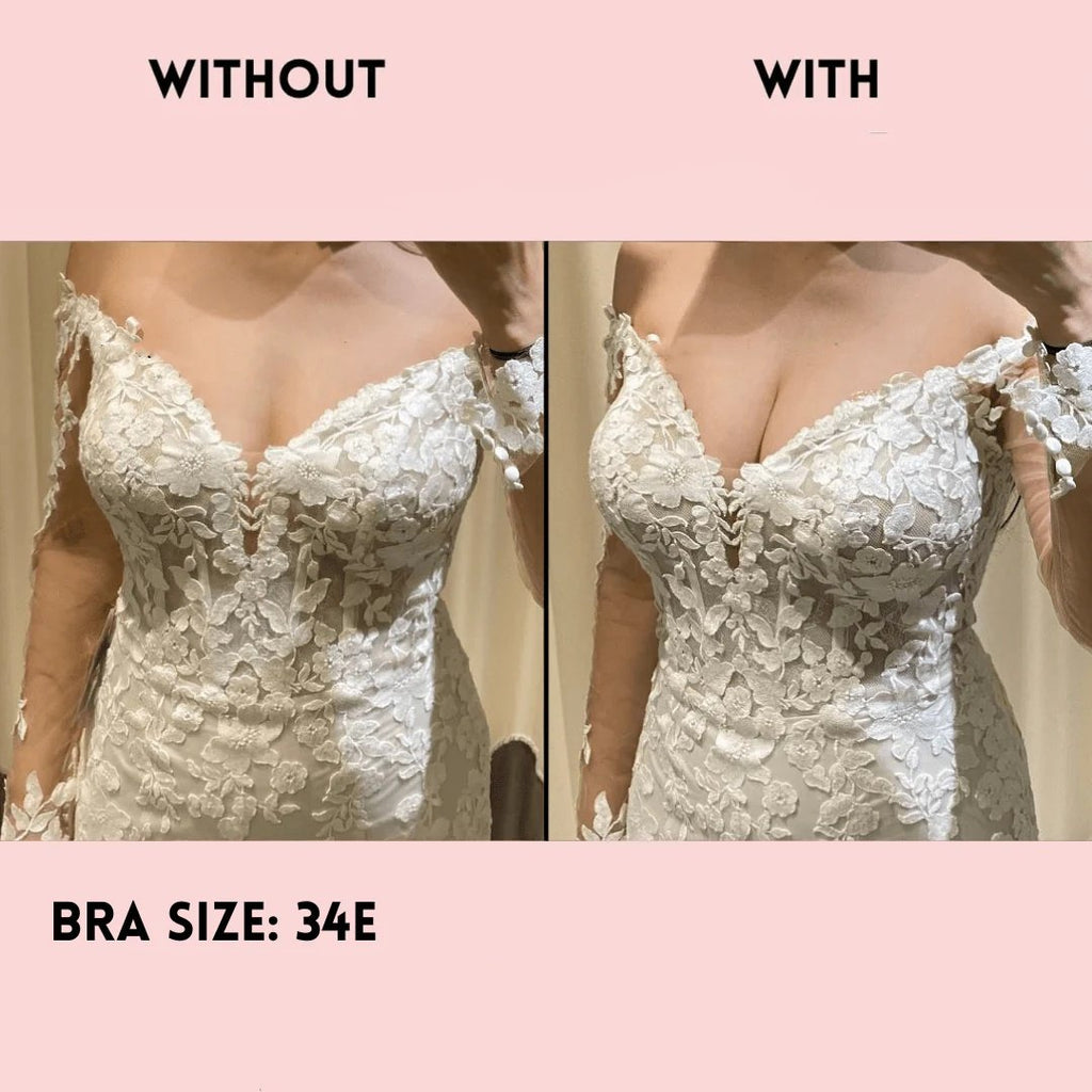💕OUFALI Lift Inserts for Bras – Lightly Padded. Double-Sided Adhesive👙 Reusable. Washable • Natural Lift • Seamless Under Clothing ✨