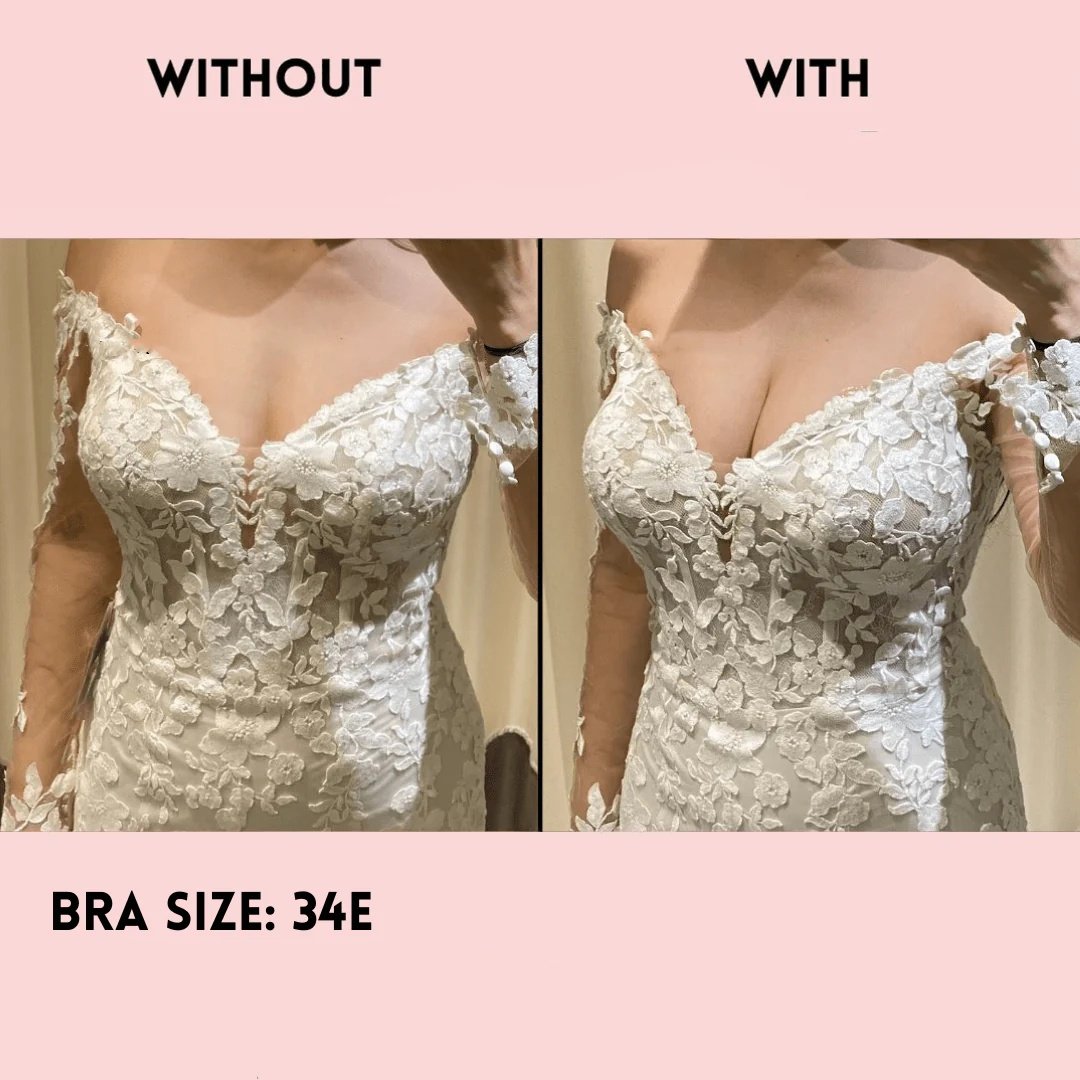 💕OUFALI Lift Inserts for Bras – Lightly Padded. Double-Sided Adhesive👙 Reusable. Washable • Natural Lift • Seamless Under Clothing ✨