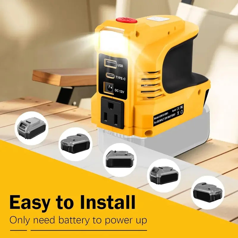 ⚡Compact DC to AC Inverter - Suitable For Cars. Motorhomes. Outdoor ( Free Shipping )