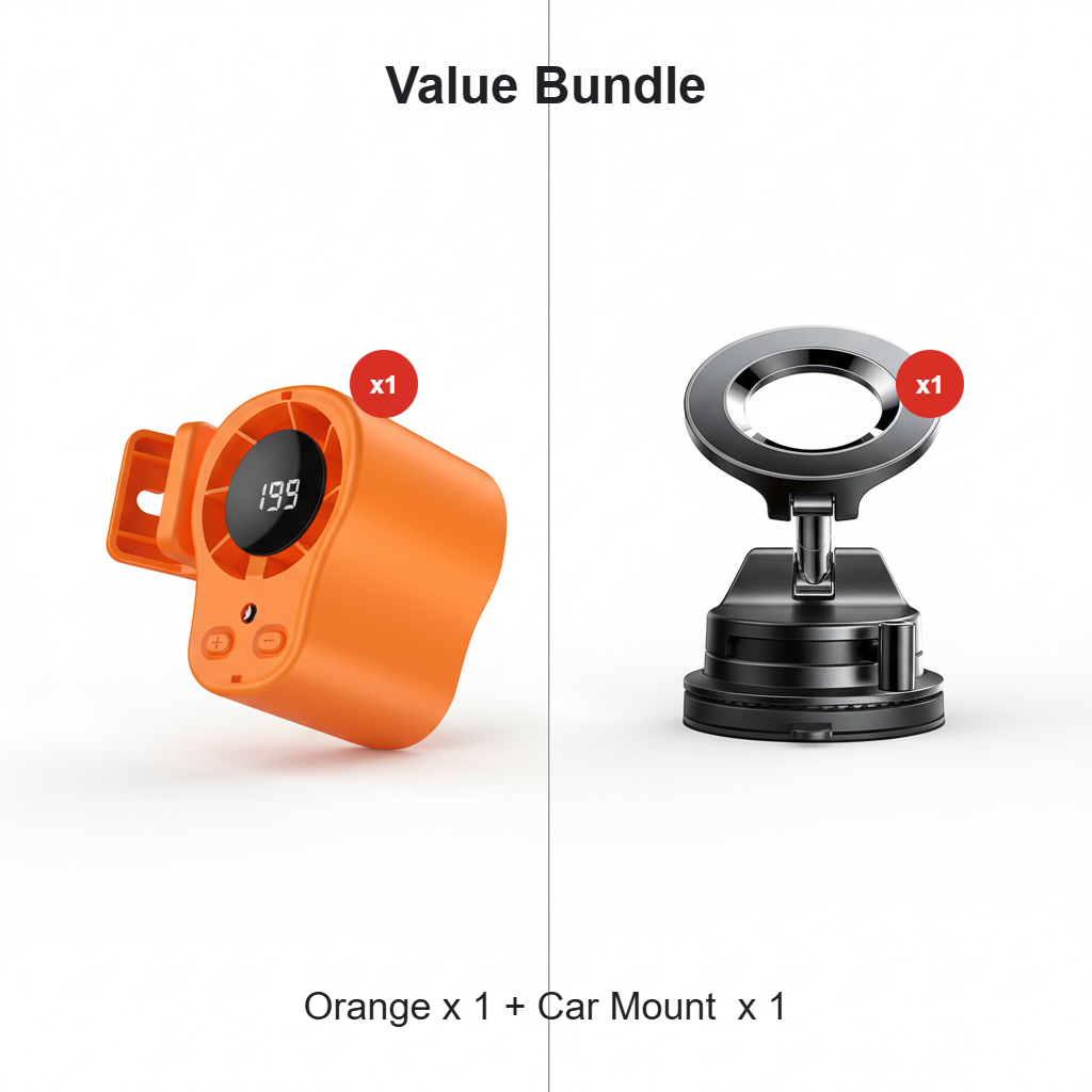 🔥Summer Sale 50% OFF🔥 Portable Hands-Free Cooling Fan with Smart LED Display
