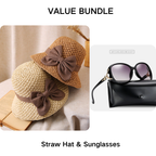 🎀 50% DISCOUNT 👒 | Straw Hat with Retro Bow – Foldable & Breathable for Summer