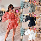 💕Limited Sale 50% OFF💕Casual Short V-Neck Lace Suit
