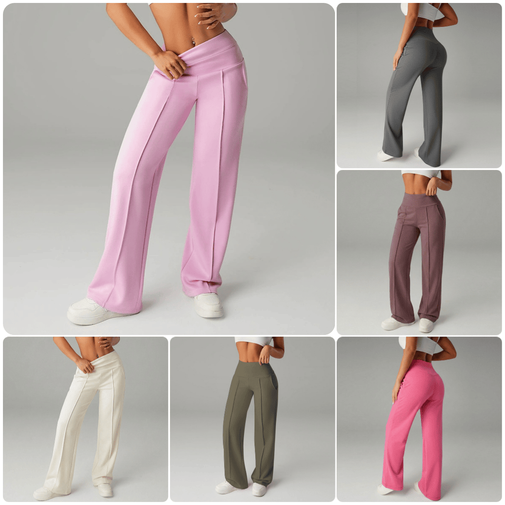 💗LAST DAY SALE 50% OFF⚡50K+ SOLD💕Women's Casual High Waist Wide Leg Pants