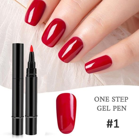 3-in-1 Gel Nail Pen – One Step. No Base or Top Coat Needed